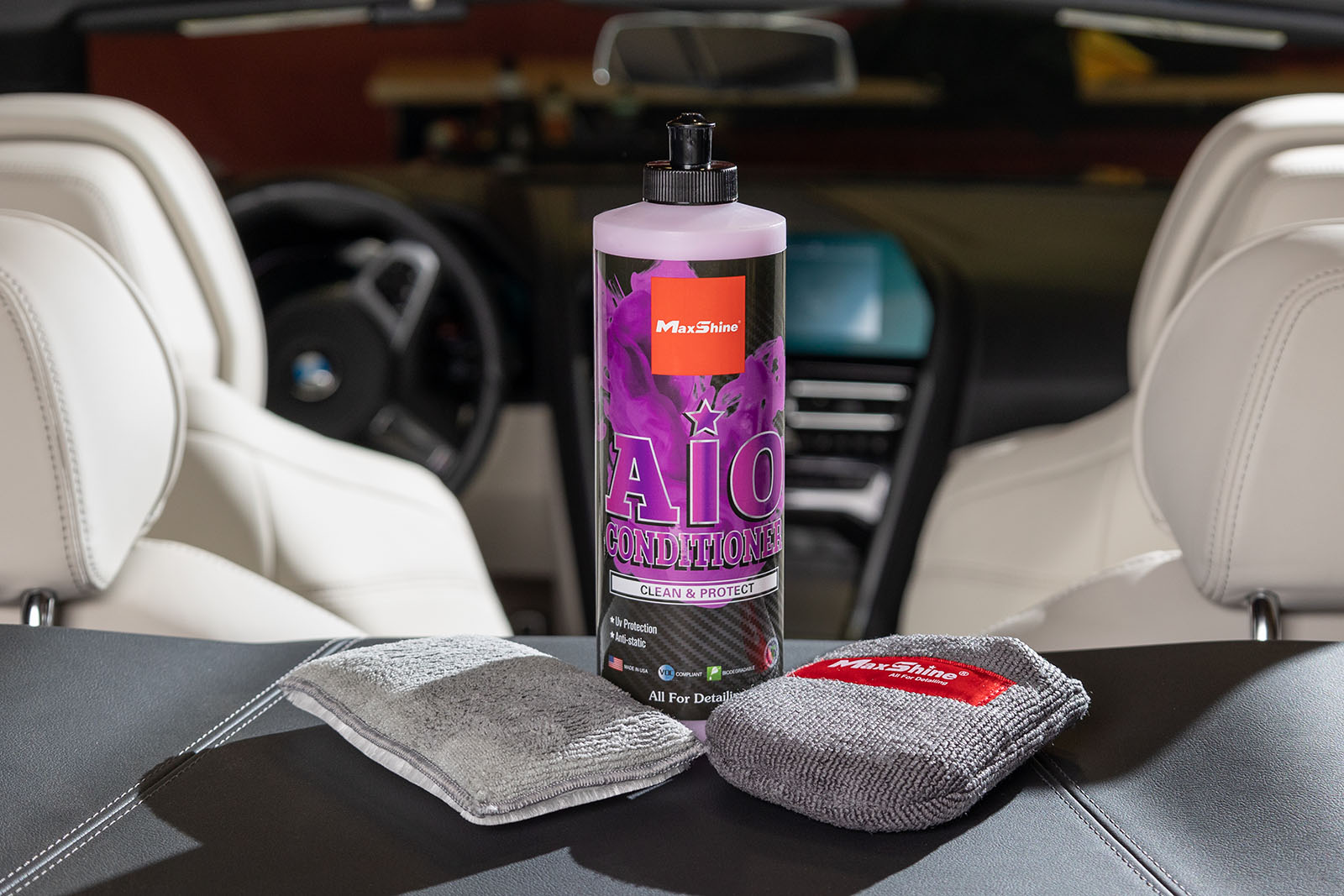 applicators for all in one conditioner - interior cleaning