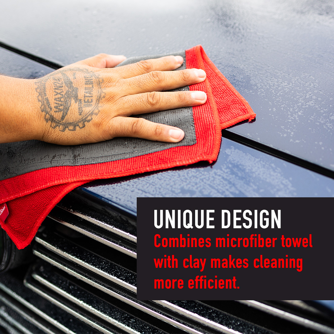 Clay Bar Microfibre Mitt Cloth Towel Auto Car Detailing 12x12