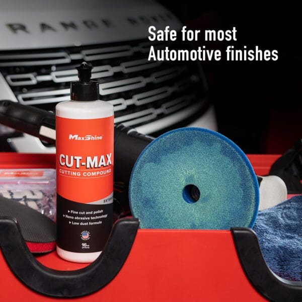 MaxShine Cut-Max Cutting Compound Car Scratch Remover - safe for most automotive finishes