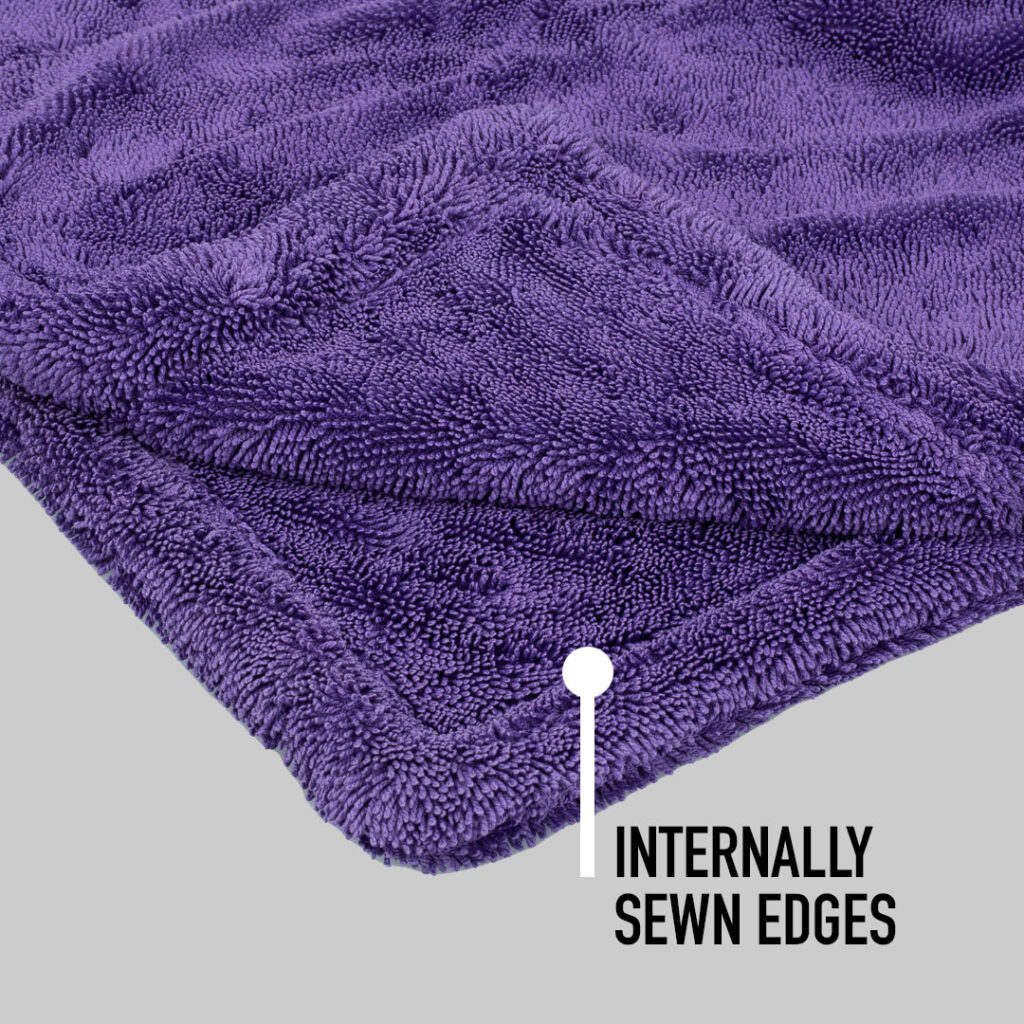 Microfiber Drying Towels Duo Twisted Loop - Internally Sewn Edges
