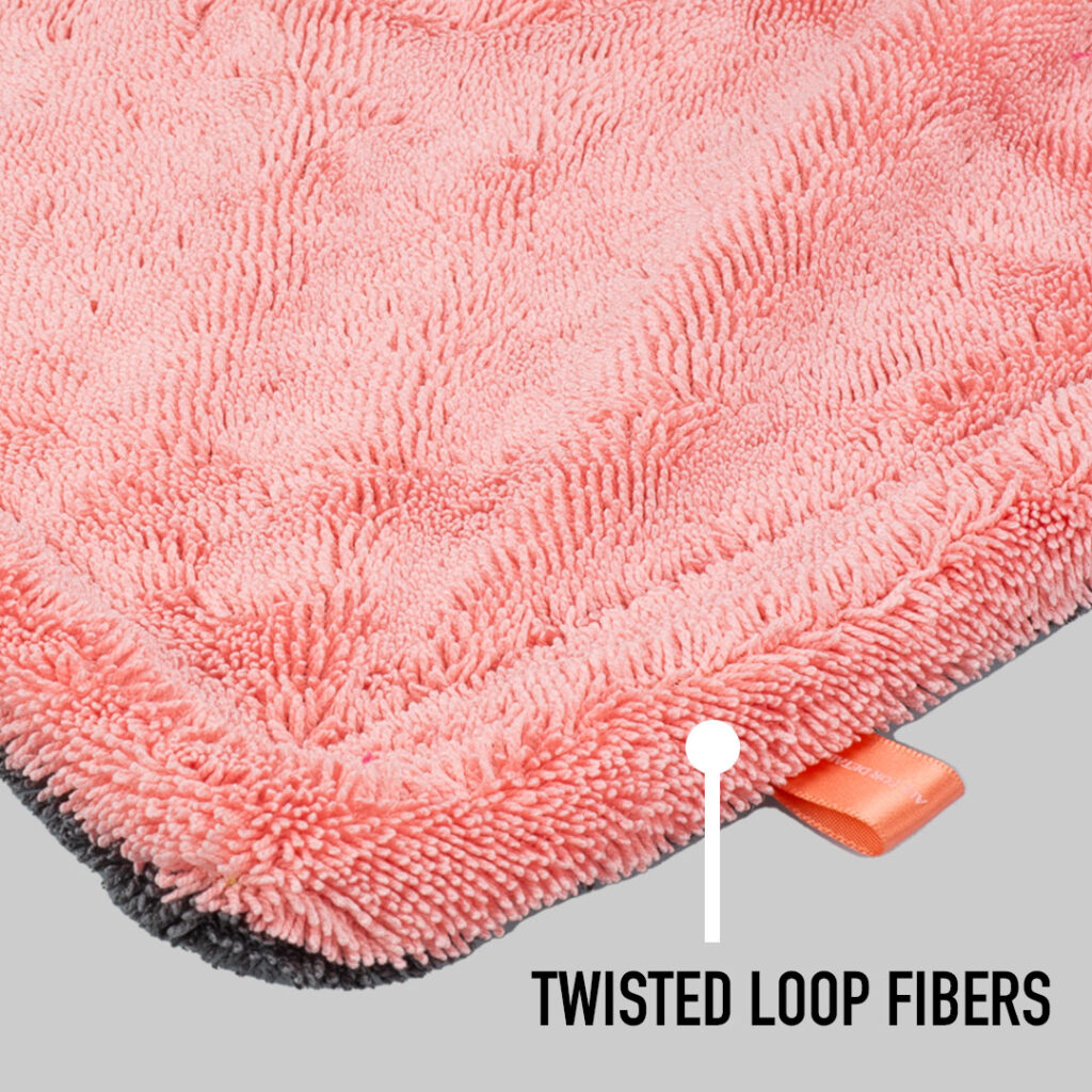 Microfiber Drying Towels Duo Twisted Loop - Twisted Loop Fibers