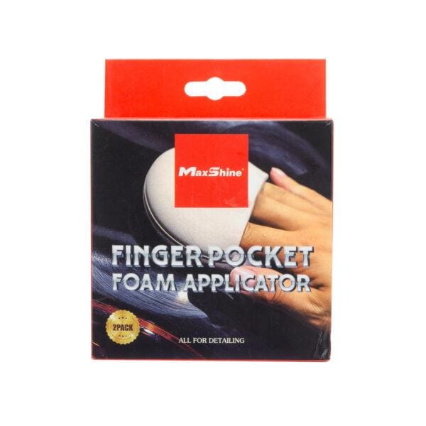 Finger Pocket Foam Applicator-2pcs-pack | Foam Wax Applicator