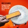 Foam Pad Cleaning Brush and Pad Removal Tool