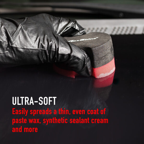  SPTA 10Pcs Foam Wax Applicator Pads, 4inch Hand Wax Pad(Red),  Soft Car Detailing Sponges,Supreme Shine Pad, for Car Cleaning, for Car  Detail Cleaning, Waxing pad : Automotive