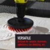 M8 Drill Carpet Detailing Brush _ Drill Brush for Car