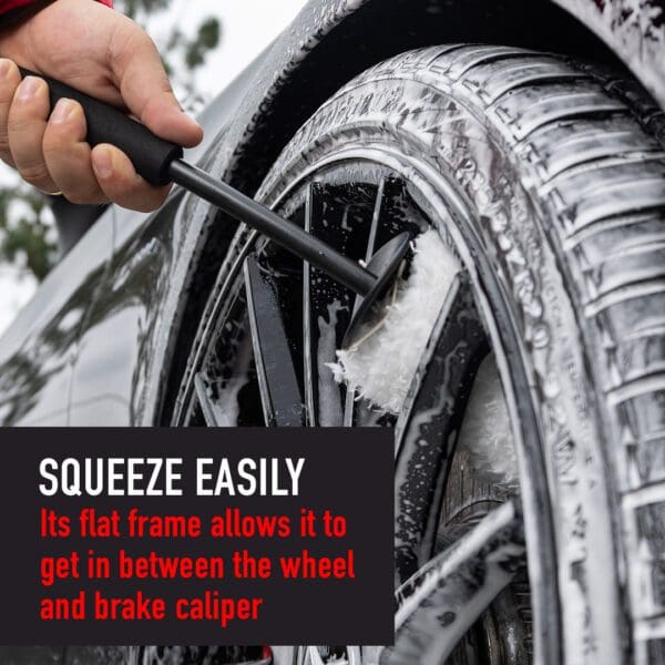Soft Bristle Car Wheel Brush, Wheel & Tire Brush With Short Handle - Zhenda  Brush