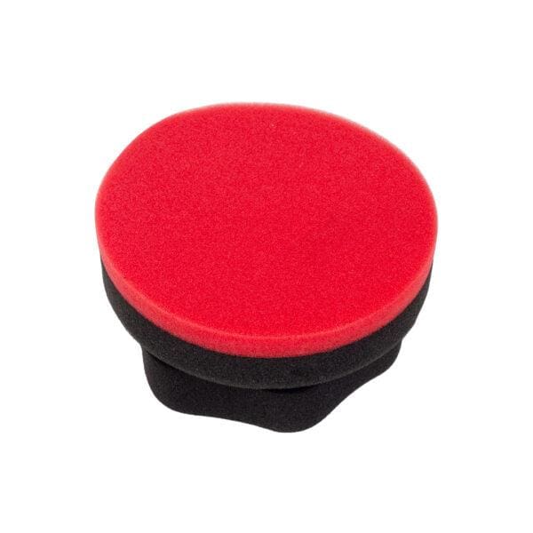 Red Hex Grip Car Wax Foam Applicator