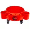 Rolling Bucket Dolly Red