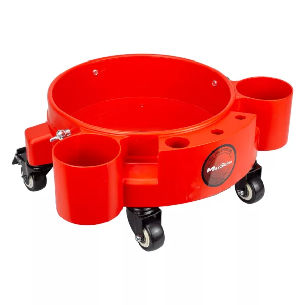 Rolling Bucket Dolly Red