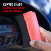 Tire Dressing Applicator Clean Wheel Foam Pad- Curved