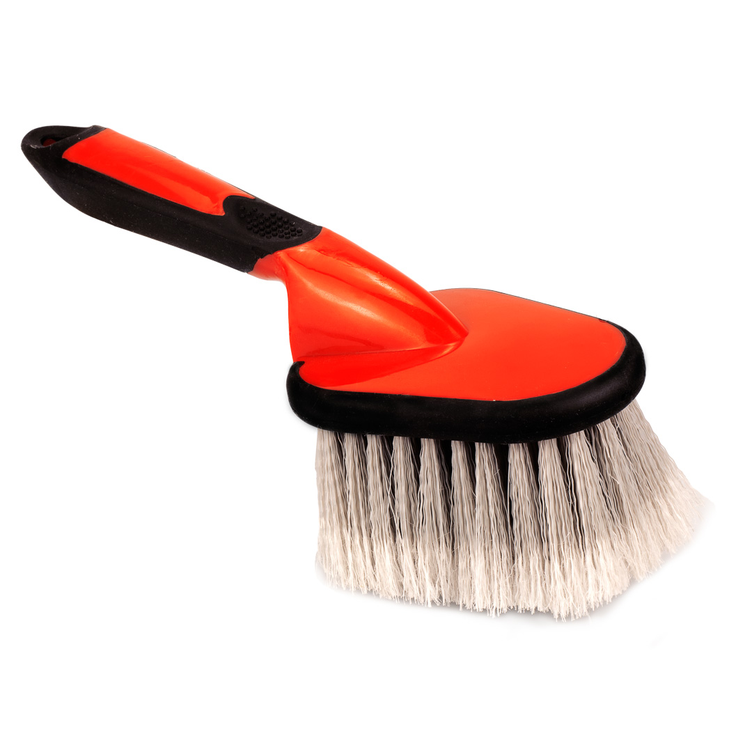 Nylon Red MaxShine Wheel and Tire Scrub Brush, For Cleaning at Rs