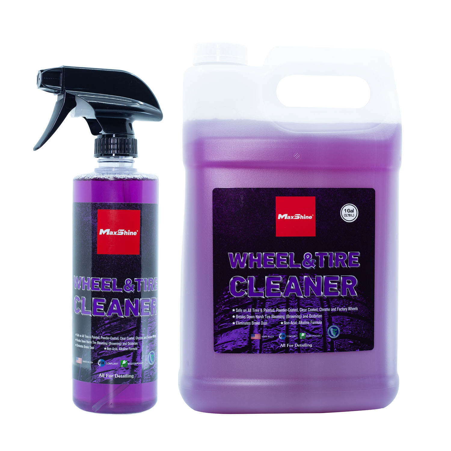 Wheel and Tire Cleaner 16 oz & 1 Gallon