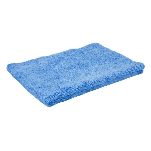 380GSM Edgeless Polish Microfiber Towel-blue-1