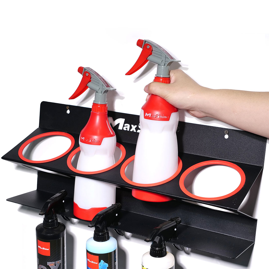 Lavex 3-Compartment Wall-Mount Spray Bottle Holder with (3) 32 oz. Spray  Bottles