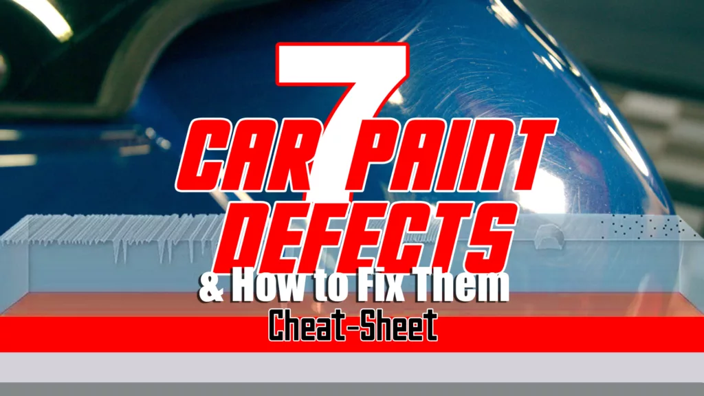 Paint defects and remedies