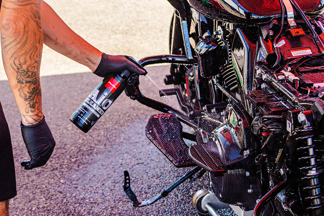 Exterior Motorcycle Cleaning - Detailing