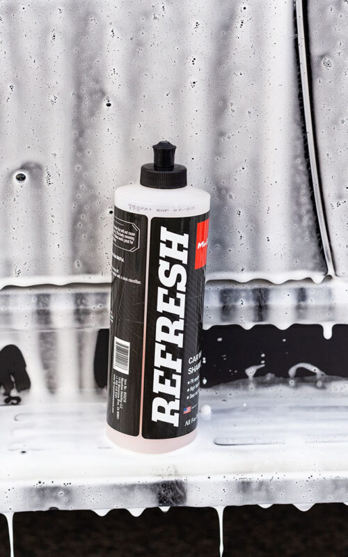 MaxShine Refresh Car Wash Shampoo on car