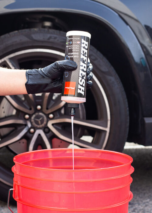 MaxShine Refresh Car Wash Shampoo in bucket
