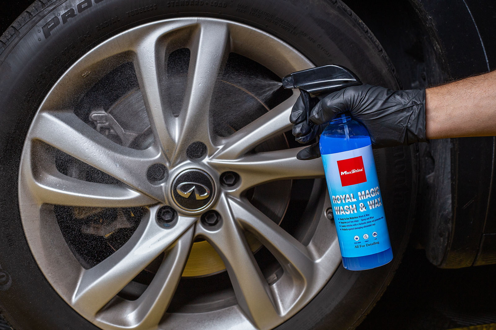 waterless car wash spray - Maxshine waterless wash