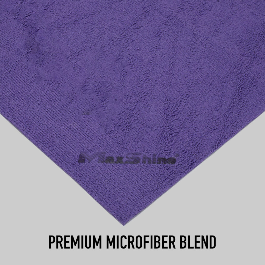 Car Cleaning Towel Edgeless PU Coated - Premium Microfiber Blend