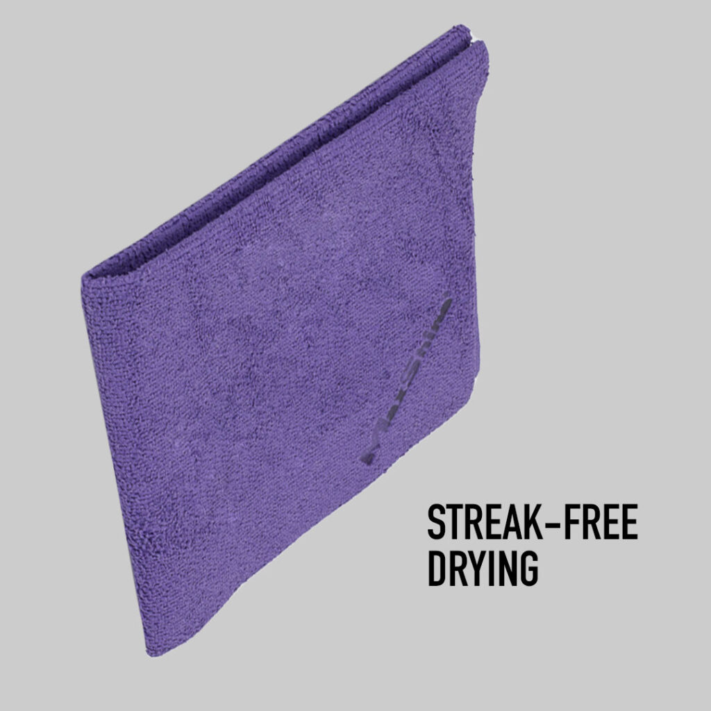 Car Cleaning Towel Edgeless PU Coated - Streak-Free Drying