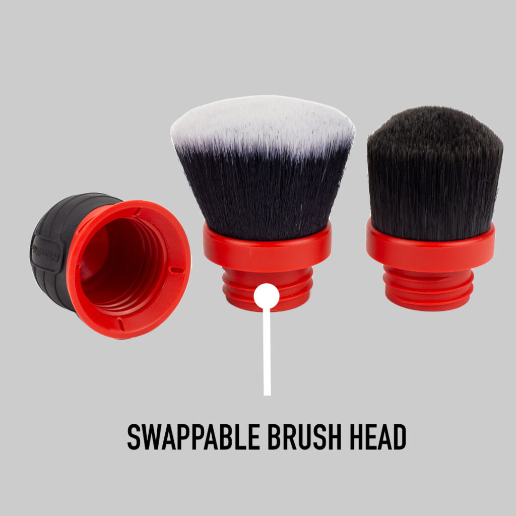 Large Brush Curved Grip XL Brushes Swappable Brush Head