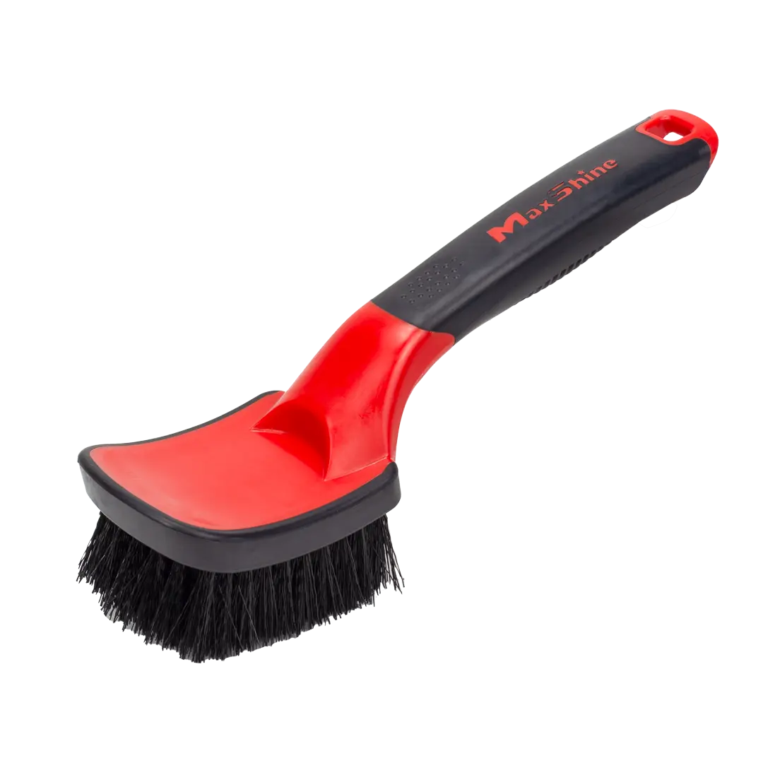 Soft Grip Heavy Duty Tire Brush with Short Handle-1