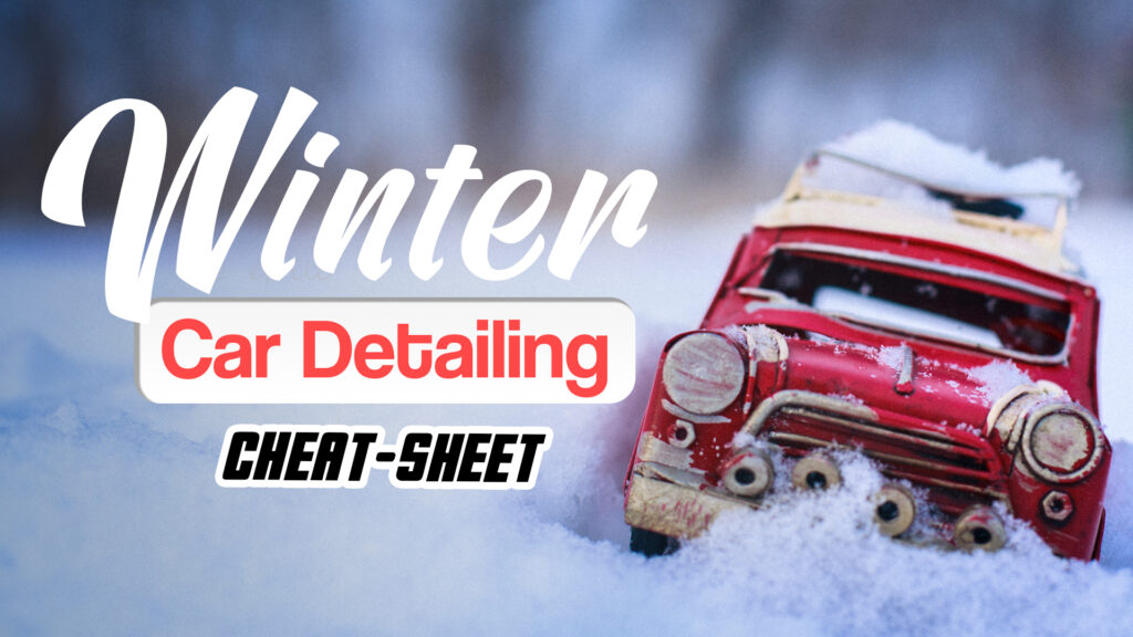 How to do a Car Detailing in Winter - Winter Card detailing - Detailing