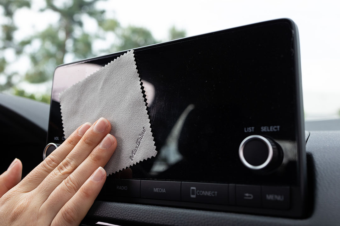 Suede Microfiber Towel Wiping Car Navigation Screen